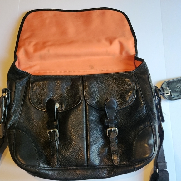 Vintage MULHOLLAND Black Leather Briefcase THE CHALICE 2007 - Picture 8 of 16